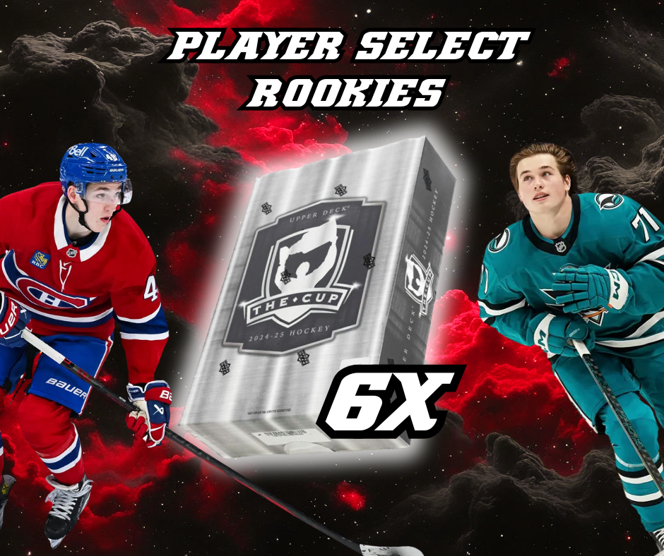 6X THE CUP 24-25 BREAK #7391 // PLAYER SELECT // ROOKIES