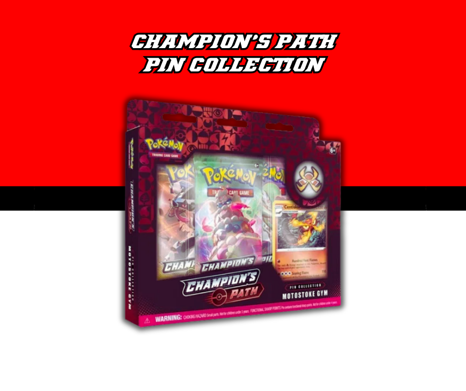 POKEMON CHAMPION'S PATH PIN COLLECTION (MOTOSTOKE GYM)