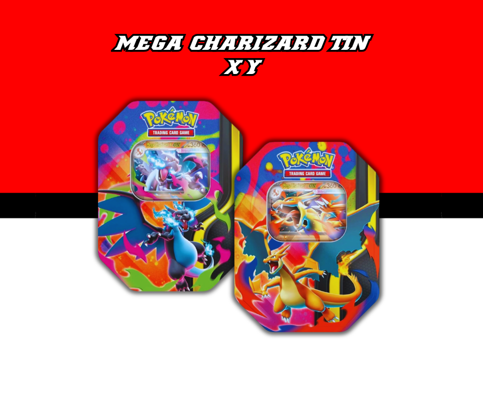 POKEMON MEGA CHARIZARD TIN (MEGA CHARIZARD XY)