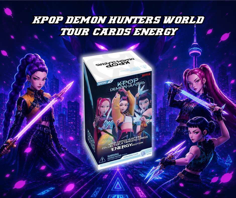 KPOP DEMON HUNTERS WORLD TOUR CARDS ENERGY EDITION