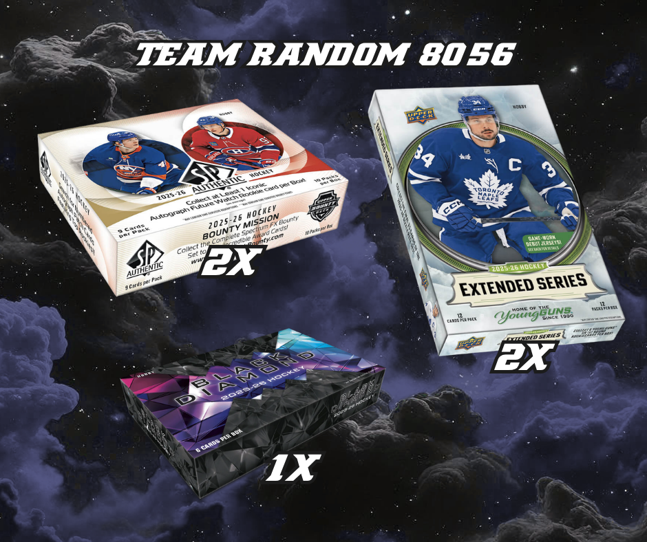 TEAM RANDOM BREAK #8056 // 5 BOX MIX 25-26
