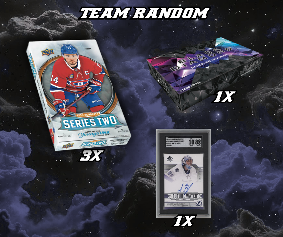 TEAM RANDOM #7799 // SERIES 2 ET BD 25-26 + VASILEVSKIY