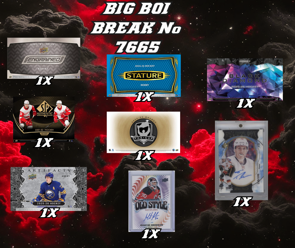 BIG BOY BREAK #7665 / 6 BOX MIXER + CARTES