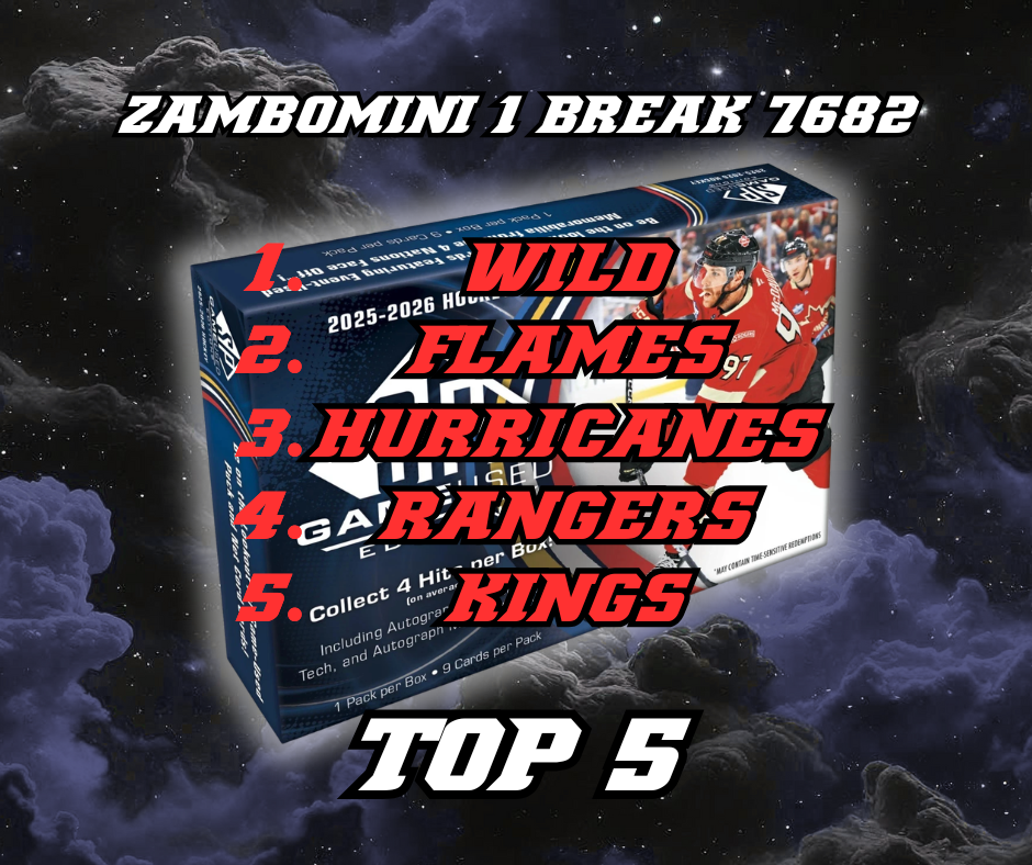 ZAMBOMINI #1 BREAK #7682 TOP 5