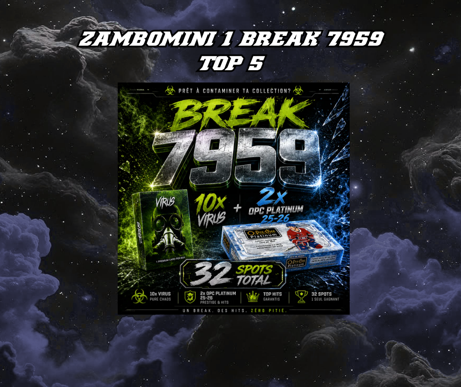 ZAMBOMINI #1 BREAK 7959 TOP 5