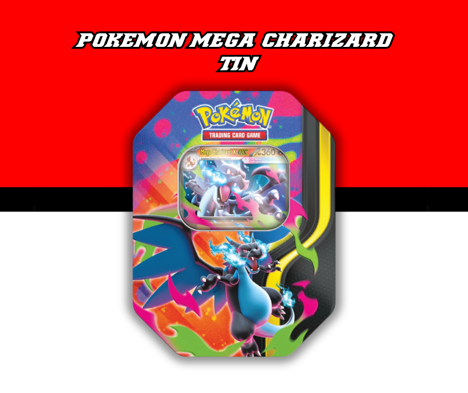 POKEMON MEGA CHARIZARD TIN