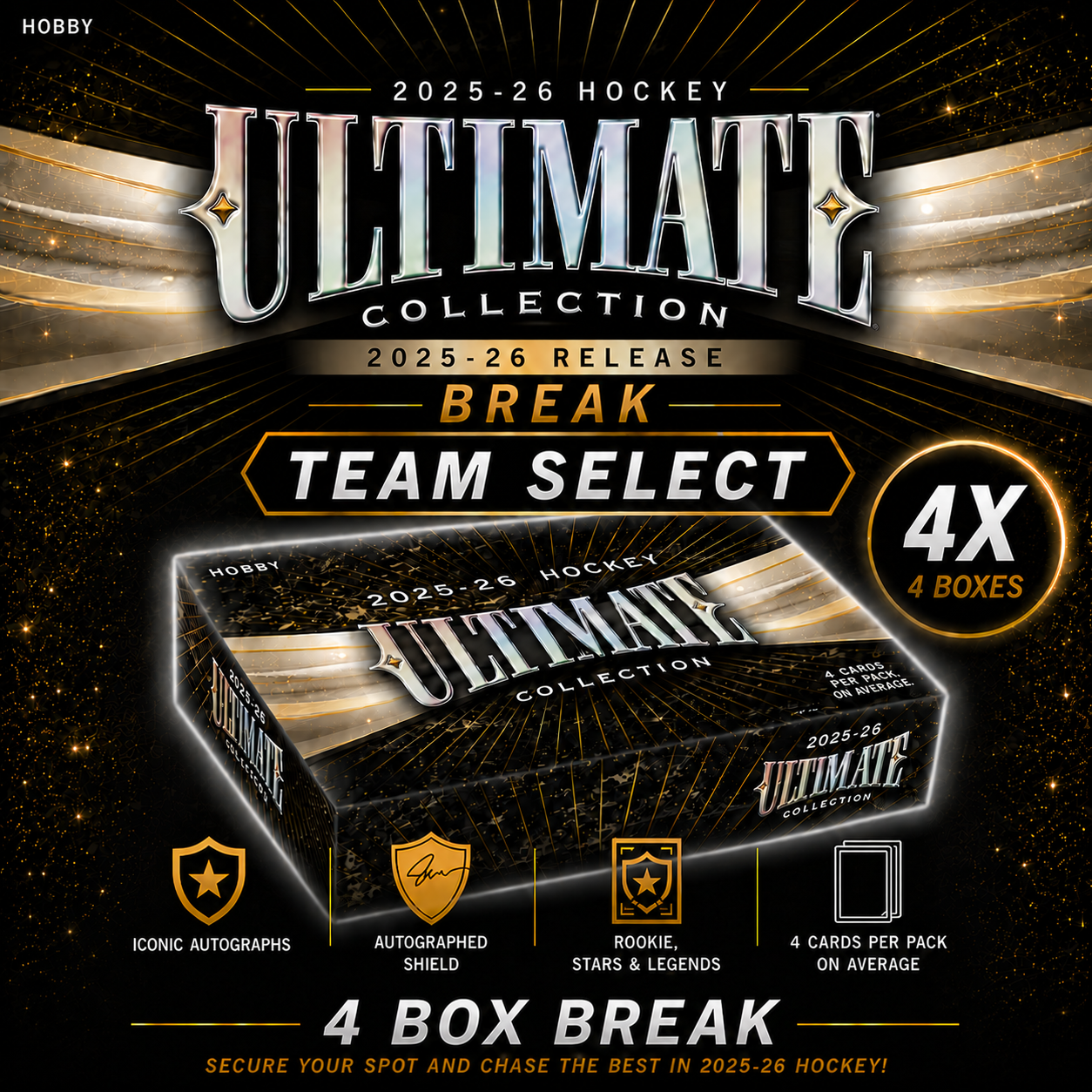 TEAM SELECT #8092 // 4X ULTIMATE 25-26