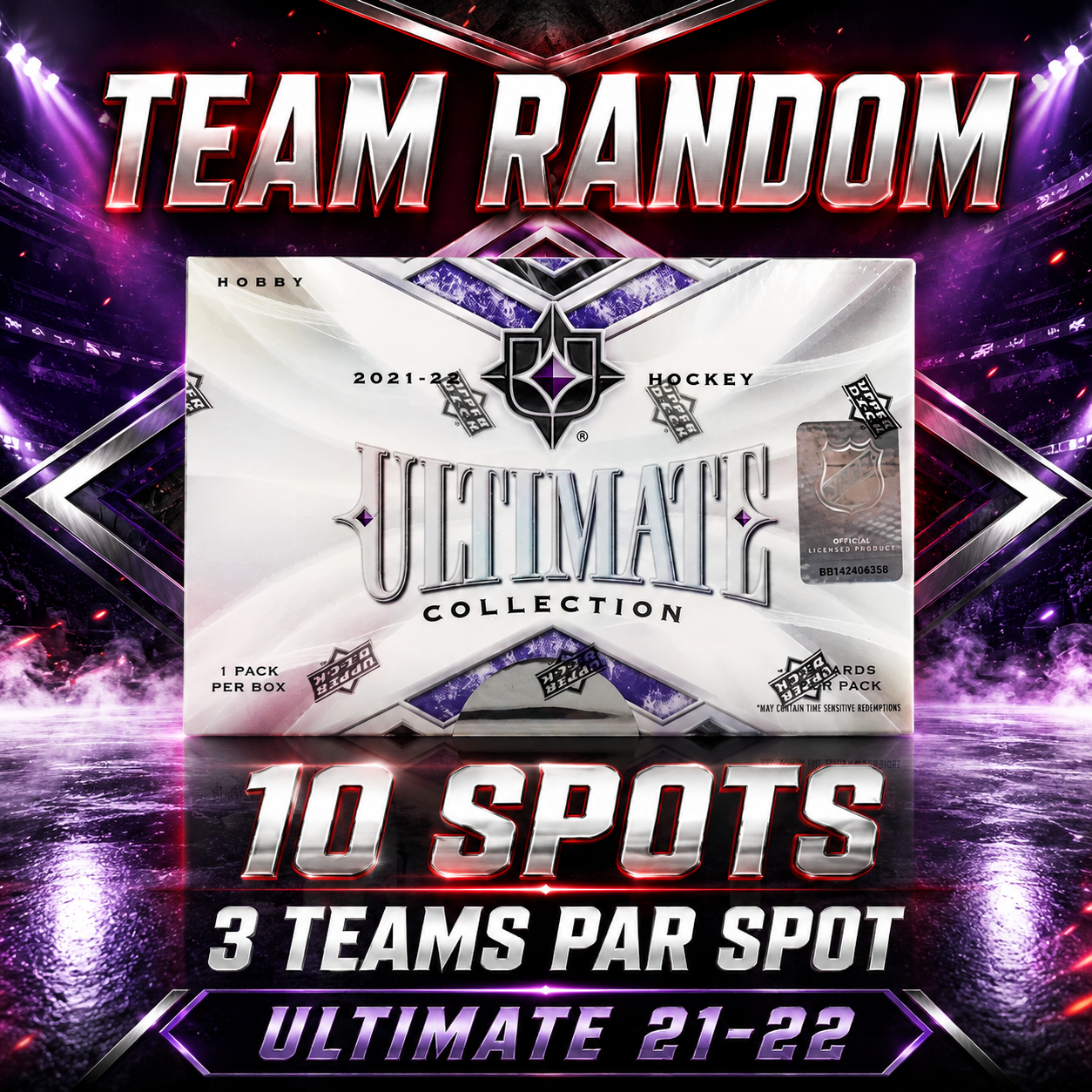 BREAK #8203 // 10 spots 3 team ULTIMATE 21-22