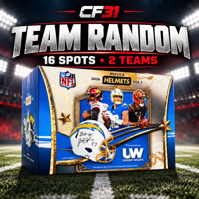 TEAM RANDOM #9333 // NFL CASQUE AUTOGRAPHIÉ !!!