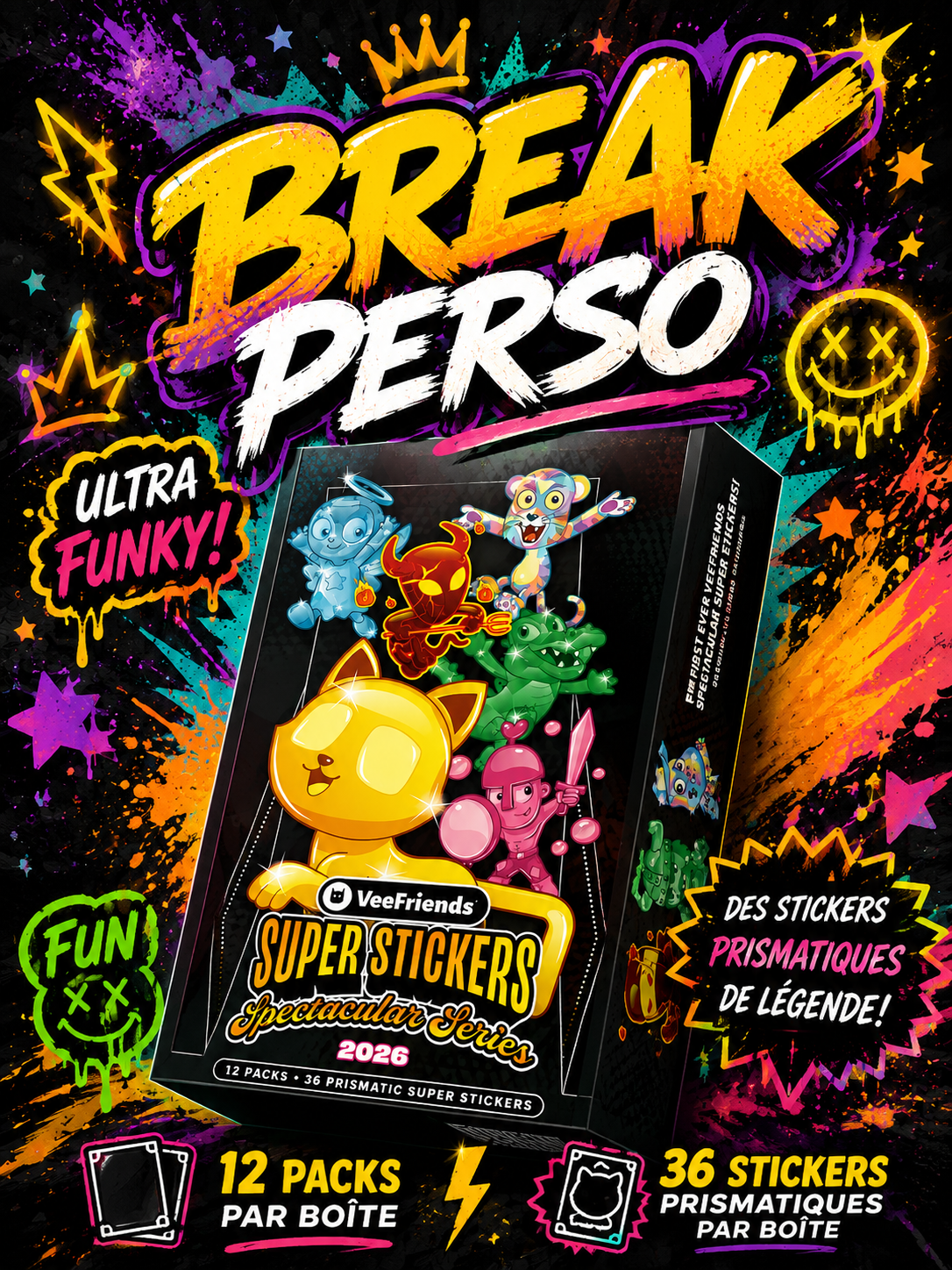 VEEFRIENDS SUPER STICKERS SPECTACULAR SERIES