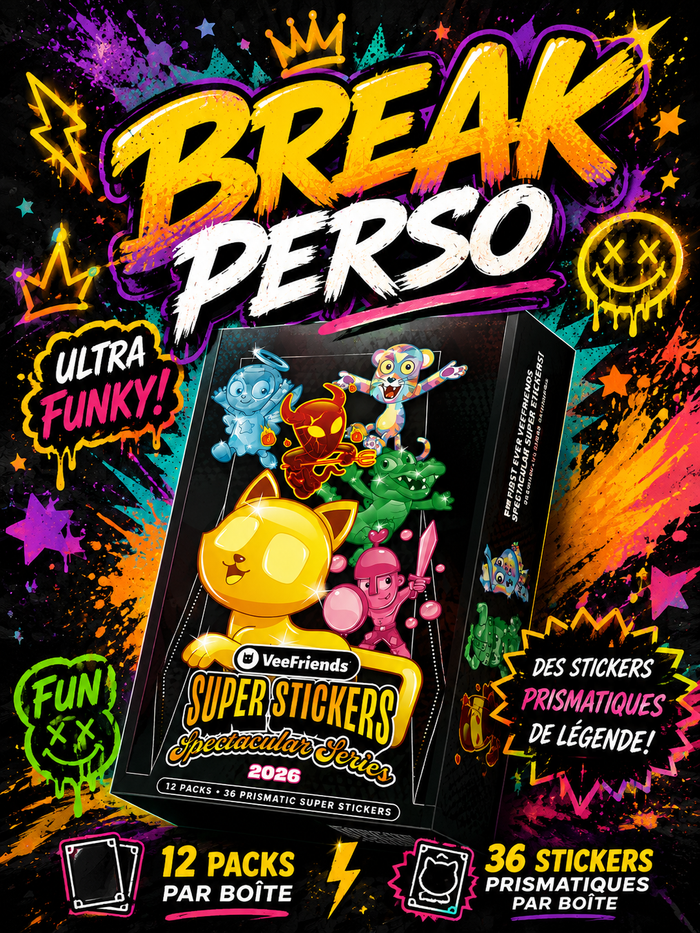 VEEFRIENDS SUPER STICKERS SPECTACULAR SERIES