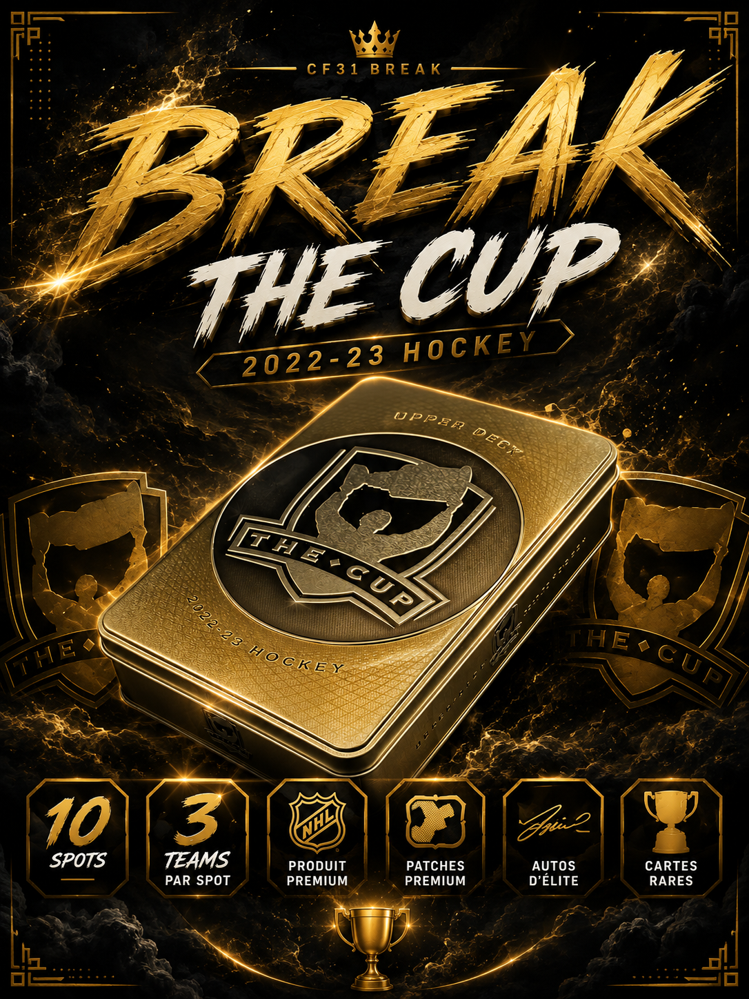 BREAK #8143 // 10 SPOTS 3 TEAMS CHAQUE // THE CUP 22-23