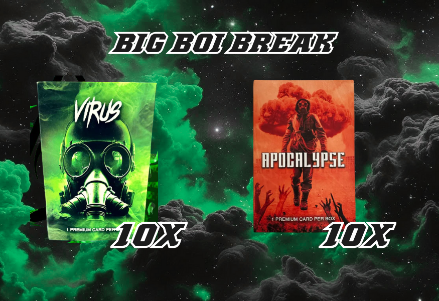 BREAK 7370- TEAM RANDOM - VIRUS CASE 10 BOX + APOCALYPSE CASE 10 BOX