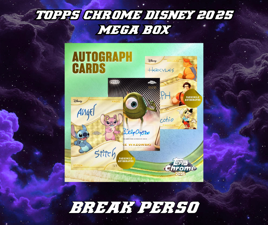 TOPPS CHROME DISNEY MEGA BOX 2025