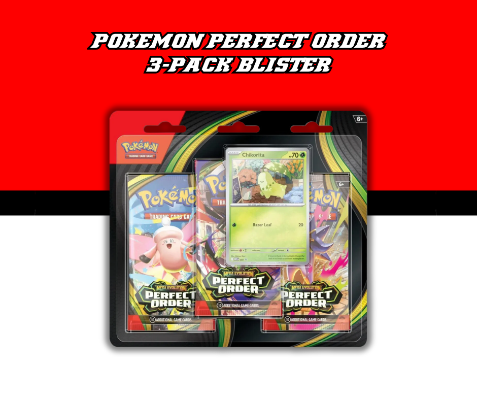 POKEMON PERFECT ORDER 3-PACK BLISTER