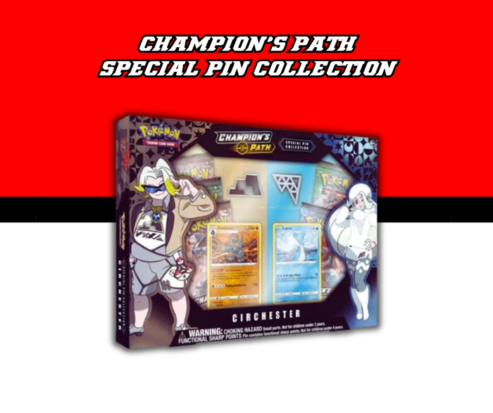 POKEMON CHAMPION'S PATH SPECIAL PIN COLLECTION (CIRCHESTER)
