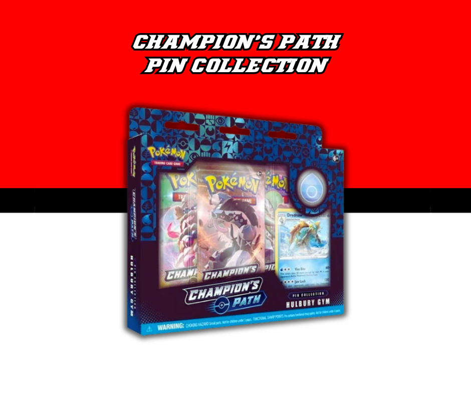 POKEMON CHAMPION'S PATH PIN COLLECTION (HULBURY GYM)