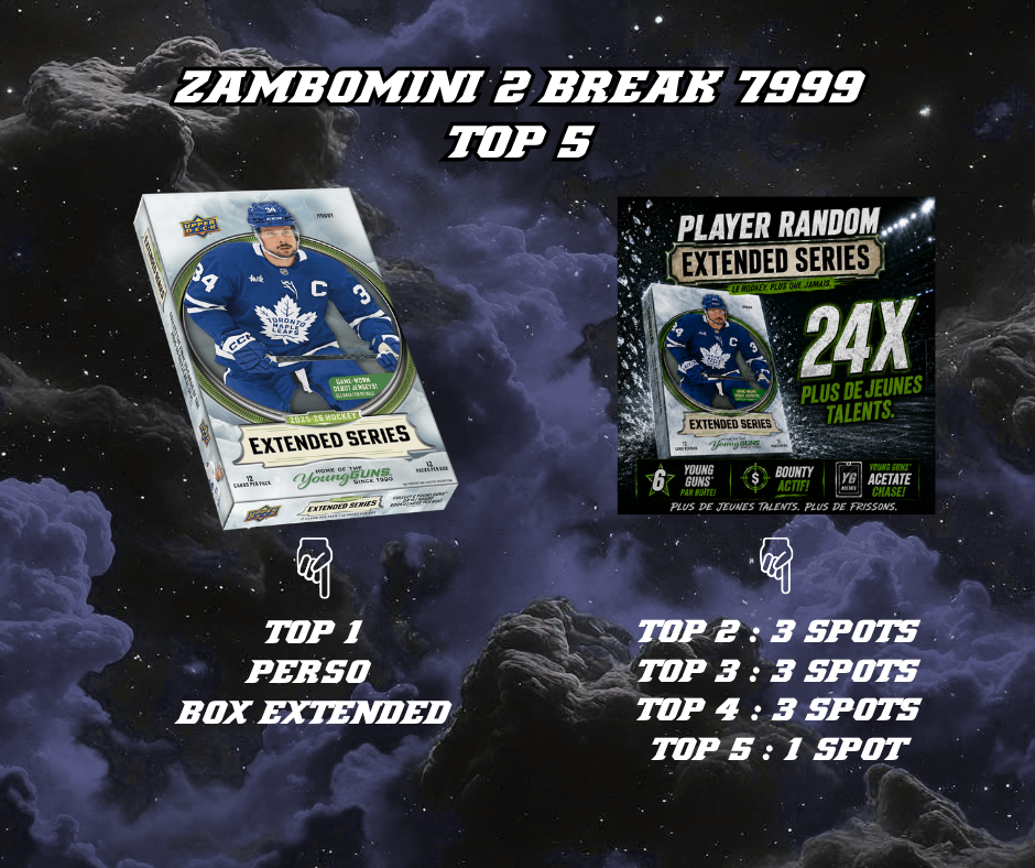 ZAMBOMINI 2 BREAK 7999 TOP 5 (VOIR LA DESCRIPTION)