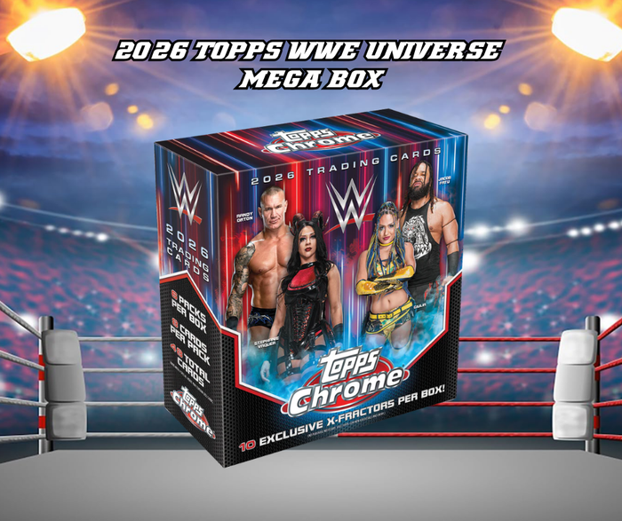 2026 TOPPS CHROME WWE MEGA BOX