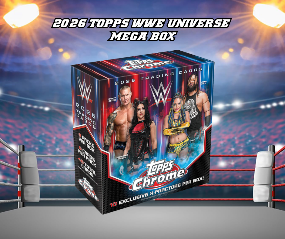 2026 TOPPS CHROME WWE MEGA BOX