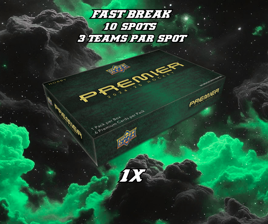 BREAK #8053 // 10 SPOTS 3 TEAMS PAR SPOT // PREMIER 24-25