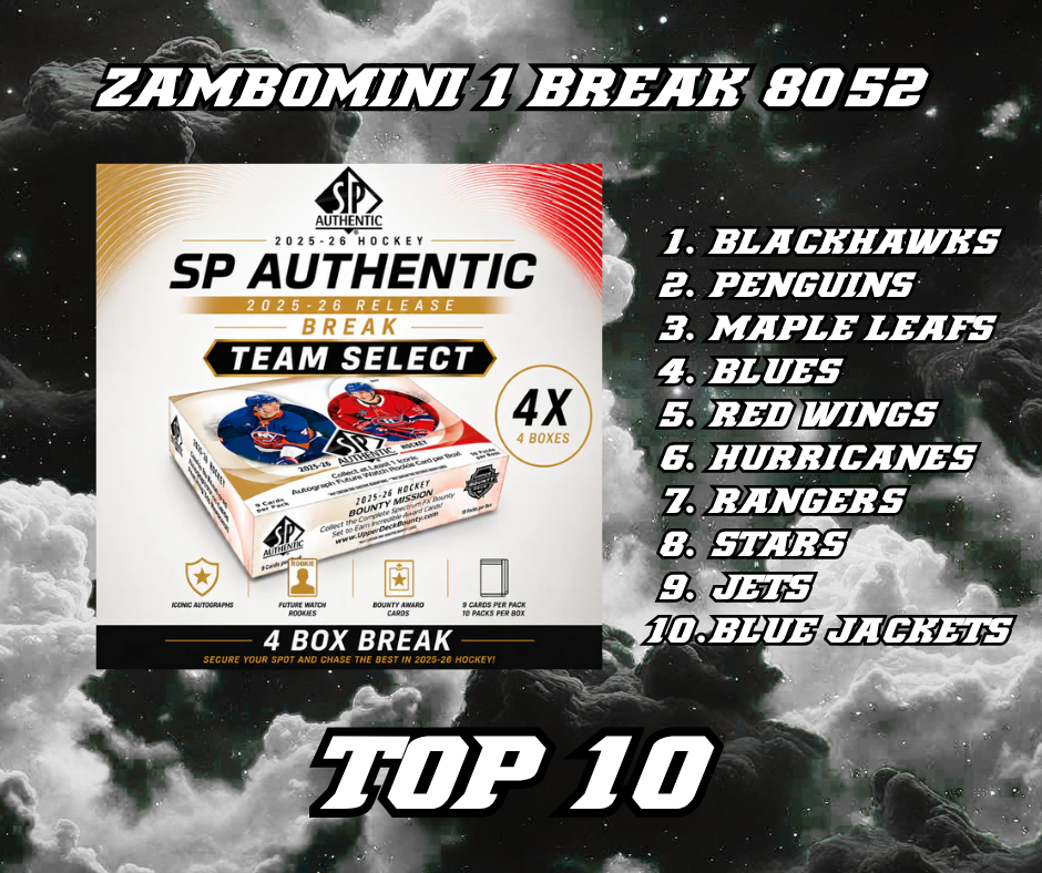 ZAMBOMINI 1 BREAK 8052 TOP 10