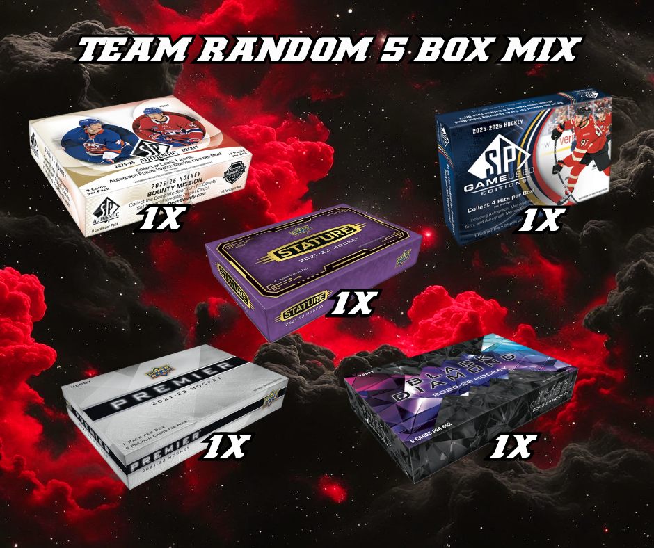 TEAM RANDOM #8141 // 5 BOX MIX!