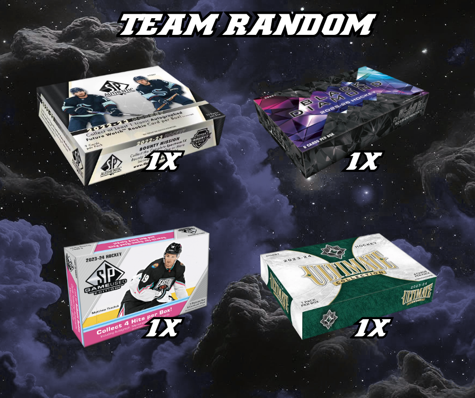 TEAM RANDOM BREAK #7842 // 4 BOX MIX