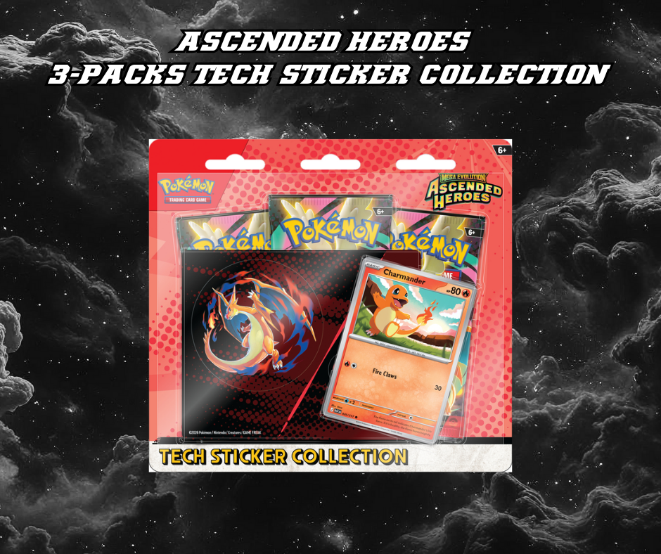 ASCENDED HEROES - 3-PACKS TECH STICKER COLLECTION
