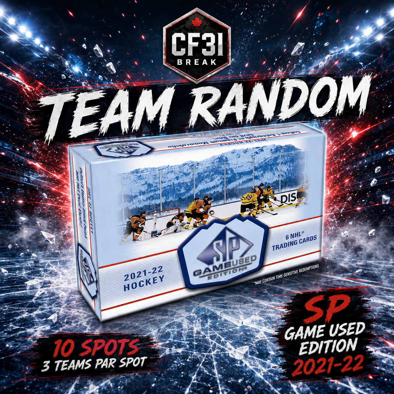 BREAK #8199 // 10 spots 3 team chaque SPGU CAUFIELD